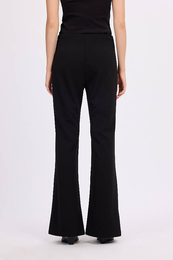 Kup Dikişli Örme Pantolon - 5