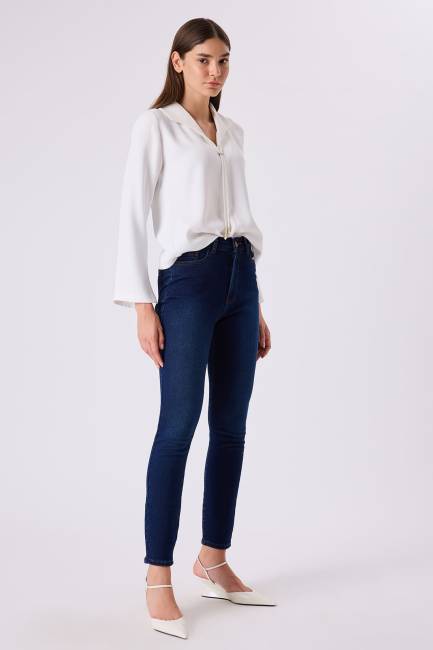 Fever - Dar paça fit jean pantolon (1)