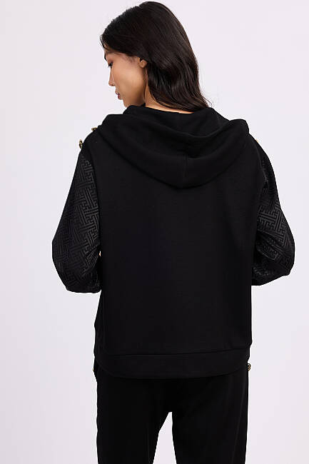 Kapuşonlu Sweatshirt - 4