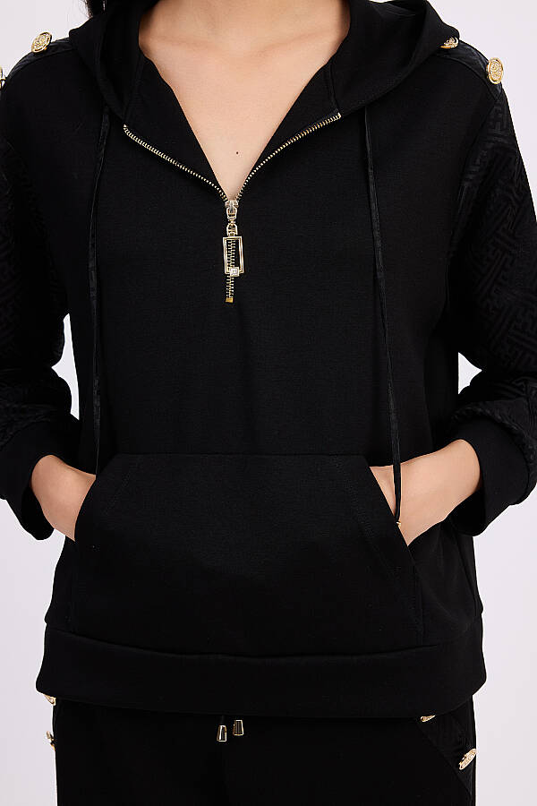 Kapuşonlu Sweatshirt - 3