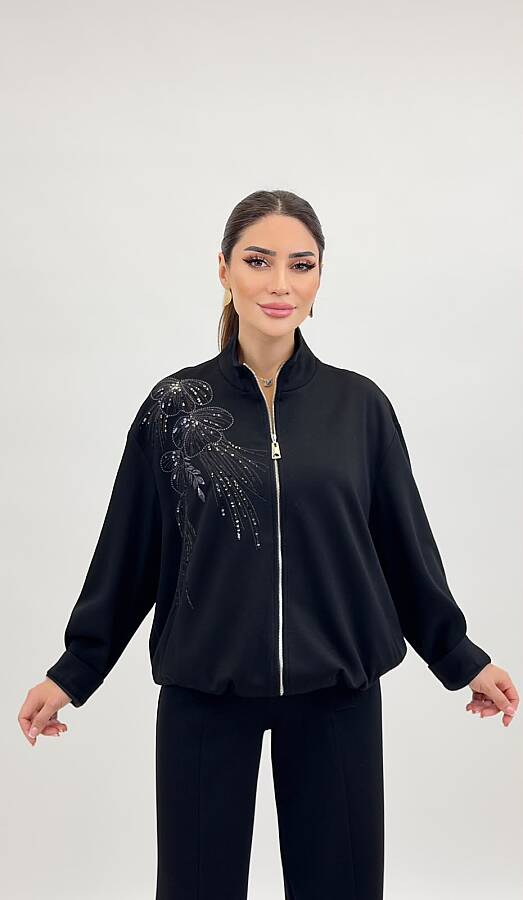 Fermuarlı örme kap - 3