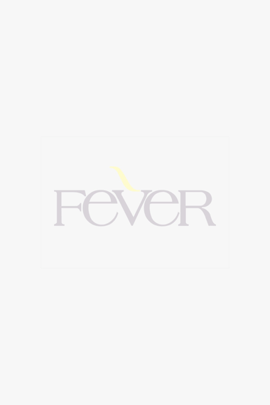 Fever - Balon kollu ekose elbise