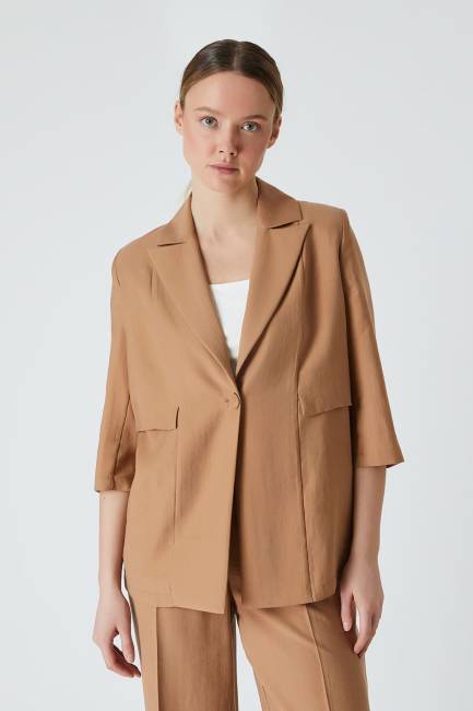 Fever - Tek düğmeli blazer ceket (1)