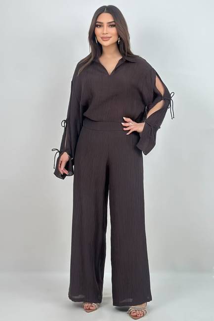 Fever - Tencel düz paça pantolon