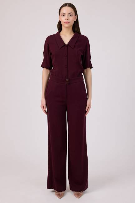 Fever - Tencel düz paça pantolon